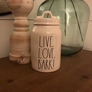 Rae Dunn Live Love Bark Canister